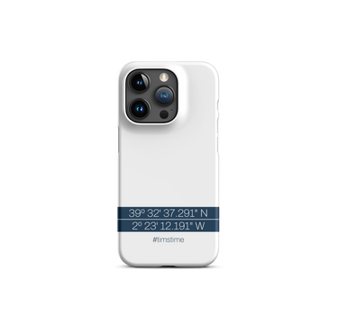 Travel #timstime snap case for iPhone® (White)